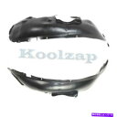 フェンダーライナー 06-10 VWビートルフロントスプラッシュシールドインナーフェンダーライナーパネルLH+RHセットペア For 06-10 VW Beet...