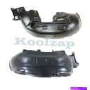 フェンダーライナー 03-06ソレントlxフロントスプラッシュシールドインナーフェンダーライナー左右セットペア For 03-06 Sorento LX Fro...