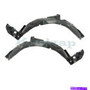 フェンダーライナー 12-14 TL SH-AWD 3.7Lフロントスプラッシュシールドインナーフェンダーライナーパネルセットペア For 12-14 TL S...