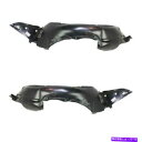 フェンダーライナー 07-11 altimaフロントスプラッシュシールドインナーフェンダーライナー左右側セットペア For 07-11 Altima Front...
