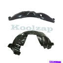 フェンダーライナー 07-10エッジ、MKXフロントスプラッシュシールドインナーフェンダーライナーパネルLH+RHセットペア For 07-10 Edge, M...