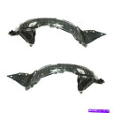 フェンダーライナー 2013-13 Altima Front Splash Shield内側フェンダーライナー左&右セットペア For 2013-13 Alti...