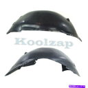 フェンダーライナー 06-09 solsticeフロントスプラッシュシールドインナーフェンダーライナーパネルプラスチックセットペア For 06-09 Sols...