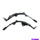 フェンダーライナー ブラケットフィットを備えた2フロントLH&RHサイドのフェンダーライナーセット2015-2017ホンダフィット Fender Liner S...