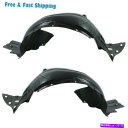 フェンダーライナー 新しいHO1250105 HO1251105フロント左&右フェンダーライナーフィットホンダS2000 2000-03 New HO12501...