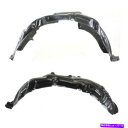 フェンダーライナー 09-12のためにベンザフロントスプラッシュシールド内側フェンダーライナーパネル左右セットペア For 09-12 Venza Front ...