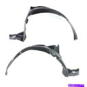 フェンダーライナー 02-05のソナタフロントスプラッシュシールド内側フェンダーライナー左右側セットペア For 02-05 Sonata Front Spla...