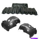 フェンダーライナー 99-06シルバラードシエラのカバーセットの下の新しいフロントフェンダーライナーとエンジン New Front Fender Liner &...