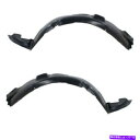 フェンダーライナー 10-13のForte Koup Front Splash Shieldインナーフェンダーライナー左右セットペア For 10-13 For...