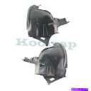 フェンダーライナー 07-13 x5フロントスプラッシュシールドインナーフェンダーライナーパネル左と右のセットペア For 07-13 X5 Front Spl...