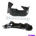 フェンダーライナー 01-04 S40&V40フロントスプラッシュシールドインナーフェンダーライナーパネルLH+RHセットペア For 01-04 S40 & ...