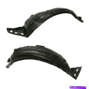 フェンダーライナー 09-11 TLフロントスプラッシュシールドインナーフェンダーライナーパネル左と右のセットペア For 09-11 TL Front Spl...