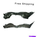 フェンダーライナー 2 LH&RHサイドフロントフェンダーライナーのセット13-15日産アルティマセダンモデル Set of 2 LH & RH Side Fr...