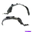 フェンダーライナー 01-06のMDXフロントスプラッシュシールドインナーフェンダーライナーパネル左と右のセットペア For 01-06 MDX Front S...