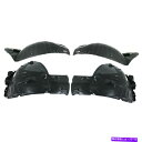 フェンダーライナー 2009-2017のSplash Shield 370Zフロント左と右側 Splash Shield For 2009-2017 Nissa...