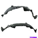 フェンダーライナー 2004年から2007年のスプラッシュシールドinfiniti qx56フロント左&右側セット2 Splash Shield For 200...
