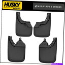 フェンダーライナー ハスキーライナー泥ガード2016-2022トヨタタコマ付きフラップ Husky Liners Mud Guards Flaps for 20...