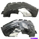 フェンダーライナー 2つのフェンダーライナーの新しいセットフロントドライバーと乗客側LHラングラーペア用 New Set of 2 Fender Liners ...