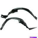 フェンダーライナー 2つのフロントドライバーと乗客側フェンダーライナーFWDの新しいセット12-14 ACURA TL New Set of 2 Front D...