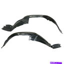フェンダーライナー GX460ペアの2つのフロントドライバーと助手席側LH RHの新しいフェンダーライナーセット New Fender Liners Set o...