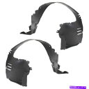 フェンダーライナー 99-2002のフェンダーライナーメルセデスベンツCLK430フロント左と右のセット2 Fender Liner For 99-2002 M...