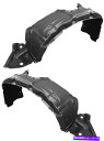 フェンダーライナー 14-18トヨタハイランダー用の新しいフロントドライバーと乗客側フェンダーライナーセット New Front Driver & Passen...