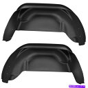 フェンダーライナー ハスキーライナー79021後輪井戸ガード15-22 GMCキャニオン Husky Liners 79021 Rear Wheel Well ...