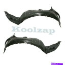 フェンダーライナー 09-13マツダ6セダンフロントスプラッシュシールドインナーフェンダーライナーパネルセットペア For 09-13 Mazda 6 Seda...