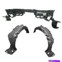 フェンダーライナー 2012-2014のカバーセットの下の新しいフロントフェンダーライナー&エンジンホンダシビッククーペ New Front Fender Li...