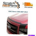 バグシールド AVS 377003マットブラックフラッシュマウントフードプロテクターはGMC Sierra 1500 2007-2013に適合します AVS 377003 Matte Black Flush Mount Hood Protector Fits GMC Sierra 1500 2007-2013(2)