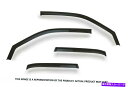 バグシールド 84-01フィットジープチェロキーGTSスモークアクリルウィンドウバイザーディフレクター4PC 48144 Fits 84-01 Jeep Cherokee GTS Smoke Acrylic Window Visors Deflectors 4pc 48144(2)