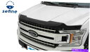 バグシールド AVSエアロスキンダークスモークフード/バグプロテクター10-14 FORD F150 SVT RAPTOR 322046 AVS Aeroskin Dark Smoke Hood/Bug Protector For 10-14 Ford F150 SVT Raptor 322046(2)