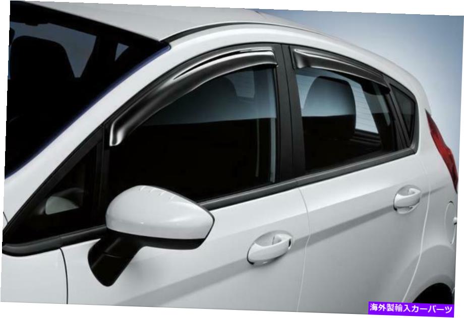 バグシールド 2011-2019 Ford Fiesta Sedan OEM Side Windows Air Deflector VGE8Z-18246-B 2011-2019 ..