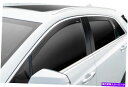 バグシールド AVS 17-18に適合キャデラックXT5 VENTVISORロープロファイルディフレクター4PC -SMOKE -99402 AVS 17-18 fits Cadillac XT5 Ventvisor Low Profile Deflectors 4pc - Smoke - 99402(2)