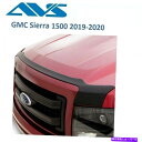 バグシールド GMC Sierra 1500 2019-2020- 377167のAVSマットブラックフラッシュマウントフードプロテクター AVS Matte Black Flush Mount Hood Protector For GMC Sierra 1500 2019-2020- 377167(2)