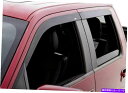 バグシールド AVS -FITS 2019 RAM 1500クルーキャブベントヴィザーロープロファイルディフレクター4PC -SMOKE -9 AVS-Fits 2019 Ram 1500 Crew Cab Ventvisor Low Profile Deflectors 4pc - Smoke - 9(2)