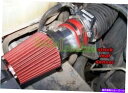 USエアインテーク インナーダクト 1999-2006 GMC Sierra 1500/1500hd V8の赤い空気吸気システムキット&フィルター Red Air Intake System Kit&Filter For 1999-2006 GMC Sierra 1500/1500HD V8(2)
