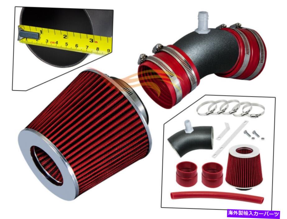 USơ ʡ åRW졼󥰥२ơå+ 2007 2008 2008 Sonata 3.3L V6Υե륿 RED RW Racing Ram Air Intake Kit+ Filter For 2006 2007 2008 Sonata 3.3L V6