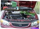 USエアインテーク インナーダクト 2001年から2006年のKia Optima 2.4L 2.5L 2.7向けのBlack Green Air Intake Kit＆Filterセット Black Green Air Intake Kit Filter Set For 2001-2006 Kia Optima 2.4L, 2.5L, 2.7