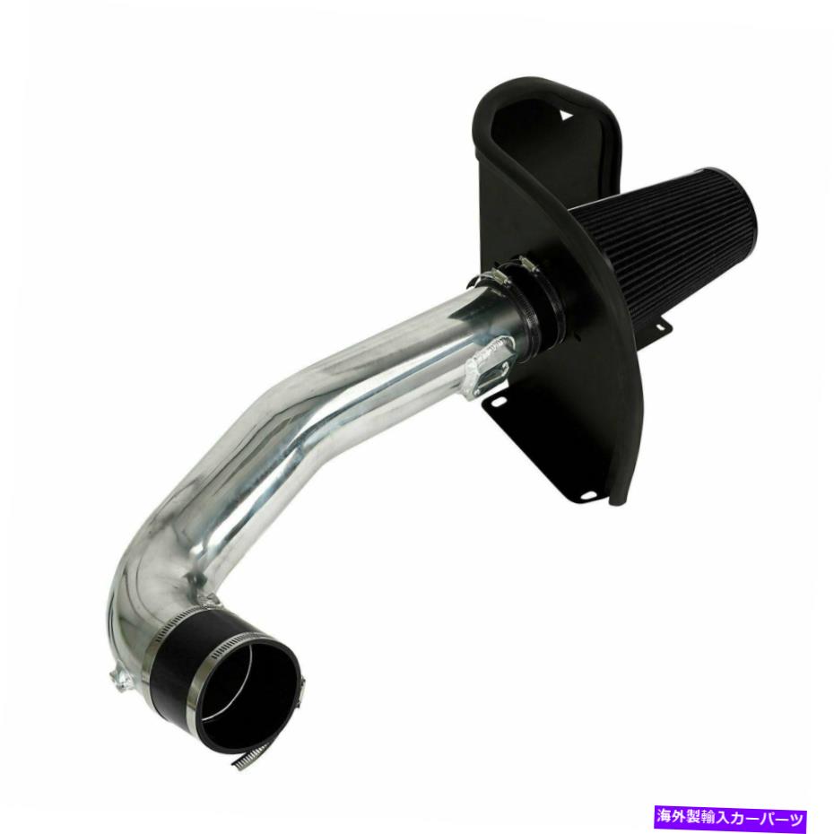 バグシールド 14-19シボレーGMCキャデラック5.3L 6.2Lのブラックコールドエアインテークキット+ヒートシールド Black Cold Air Intake Kit+Heat Shield For 14-19 Chevrolet GMC Cadillac 5.3L 6.2L