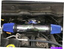 バグシールド 2002-2007 Dodge Ram 1500 4.7L V8用のChrome Blue Dual Head吸気セットセット Chrome Blue Dual Head Air Intake Set For 2002-2007 Dodge Ram 1500 4.7L V8(2)