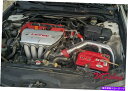 バグシールド 2004年から2008年のレッドAcura TSX 2.4L L4 Cold Air Intake System Kit +フィルター Red For 2004-2008 Acura TSX 2.4L L4 Cold Air Intake System Kit + Filter