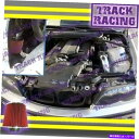 バグシールド 1996 1997 1998 1999 2000 BMW 528I E39 2.8L冷たい空気吸気キットブラックレッド 1996 1997 1998 1999 2000 BMW 528i E39 2.8L COLD AIR INTAKE KIT Black Red(2)