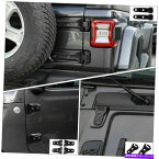 エンジンカバー ドアエンジンフードスペアタイヤブラケットヒンジカバージープラングラーJLアクセサリーのカバー Door Engine Hood Spare Tire Bracket Hinge Cover For Jeep Wrangler JL Accessories