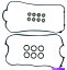 󥸥󥫥С 󥸥Х֥Сåȥåȥӥ饤ĥեå91-95쥸3.2L-V6 Engine Valve Cover Gasket Set VICTOR REINZ fits 91-95 Acura Legend 3.2L-V6