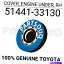 󥸥󥫥С 5144133130ʪΥȥ西С󥸥RH 51441-33130 5144133130 Genuine Toyota COVER, ENGINE UNDER, RH 51441-33130