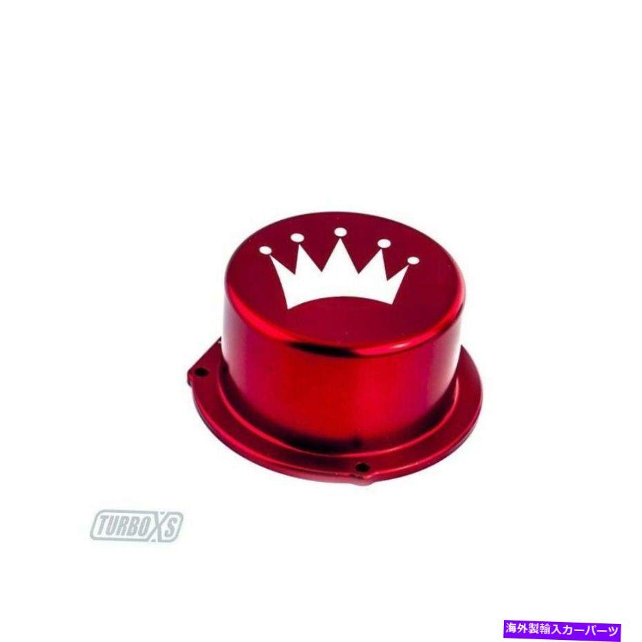 エンジンカバー ターボXS真空ポンプカバーレッド6061ビレットアルミニウム15-21スバルWRX Turbo XS Vacuum Pump Cover Red 6061 Billet Aluminum For 15-21 Subaru WRX