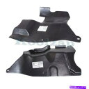 エンジンカバー 05-08グランプリフロントエンジンスプラッシュシールドカバーの下の左右ペアセット For 05-08 Grand Prix Front Engine Splash Shield Under Cover Left Right PAIR SET(2)