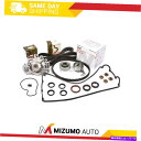 エンジンカバー タイミングベルトキットカバーガスケットNPWウォーターポンプフィット92-96ホンダプレリュード2.3 H23A1 Timing Belt Kit Cover Gasket NPW Water Pump Fit 92-96 Honda Prelude 2.3 H23A1(2)