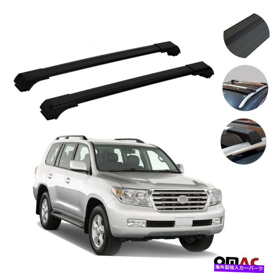 クロスバー トヨタランドクルーザープラド120 2002-09のルーフラッククロスバー荷物キャリア Roof Rack Cross Bars Luggage Carrier For Toyota Land Cruiser Prado 120 2002-09